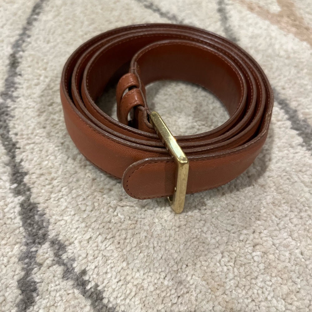 Coach Brown Leather Belt (vintage)with Solid Brass Buckle - 40” or XL in Women’s